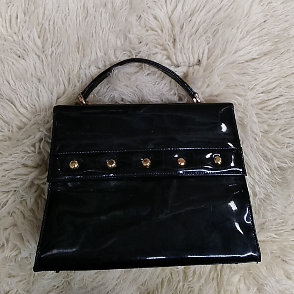 Vintage patent leather day purse